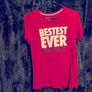 Nike T shirt hot pink